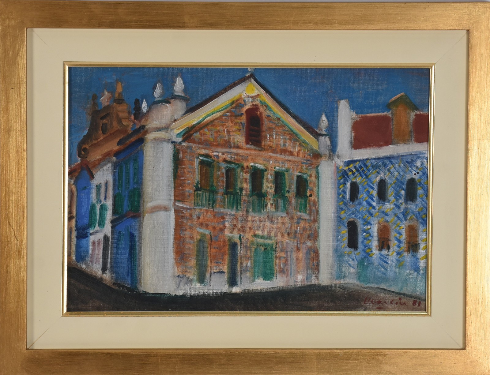 Emeric Marcier (1916-1990), Vista de Santarém, Portugal - foto 4 de 4