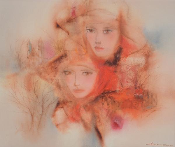 VICENTE CARNEIRO (1927 - 2005) - Figuras femininas - ost - 46 x 55 - foto 2 de 3