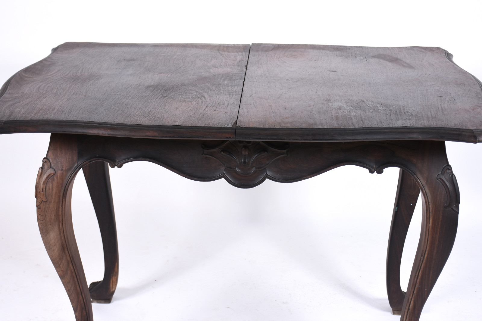 Mesa de encostar de jacarandá, saia recortada, pernas ligeiramente... - foto 6 de 6