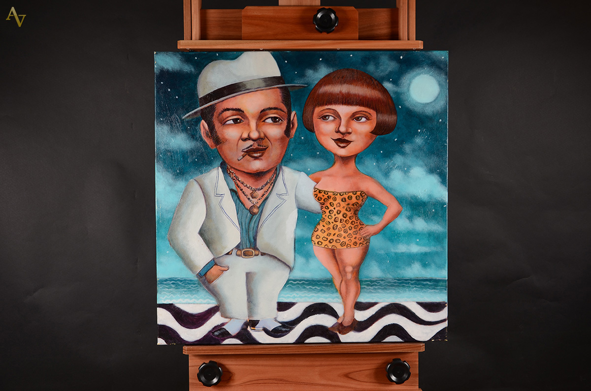 GILBERTO CABRAL - Frida - ost - 80 x 80 - foto 2 de 2