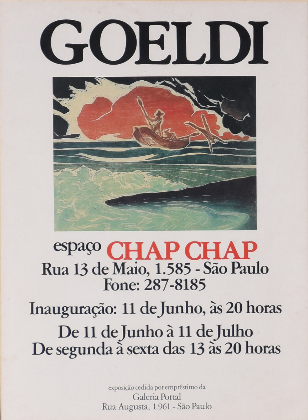 Oswaldo Goeldi (1895-1961), Afixe de Exposição - foto 1 de 3