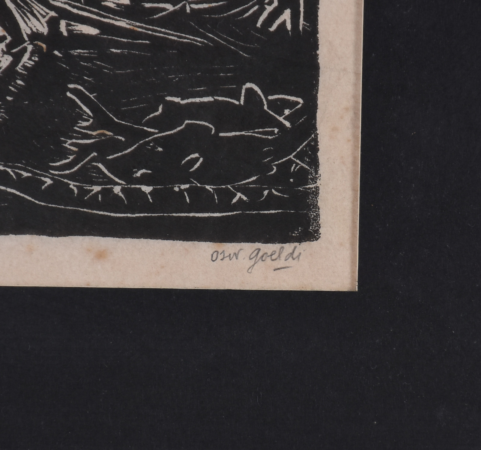 Oswaldo Goeldi (1895-1961), Pescadores com Rede - foto 4 de 5