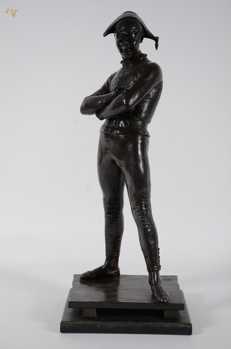 ST.MARCEAUX. René de (ESCOLA FRANCESA) - Escultura de bronze patinado... - foto 1 de 2