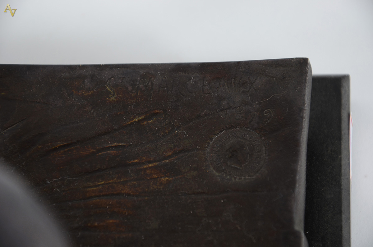 ST.MARCEAUX. René de (ESCOLA FRANCESA) - Escultura de bronze patinado... - foto 2 de 2