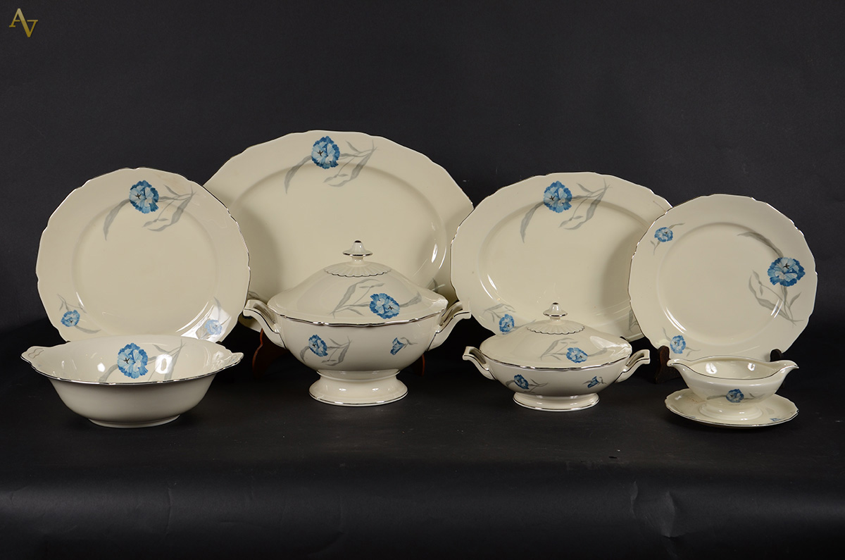 Serviço em porcelana ROSENTHAL - THOMAS IVORY , decorado c/ flores... - foto 2 de 2