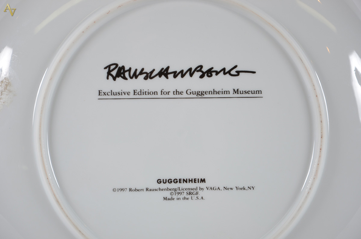 Robert Rauchemberg - Prato de porcelana - 1997 - Editado pelo... - foto 2 de 2