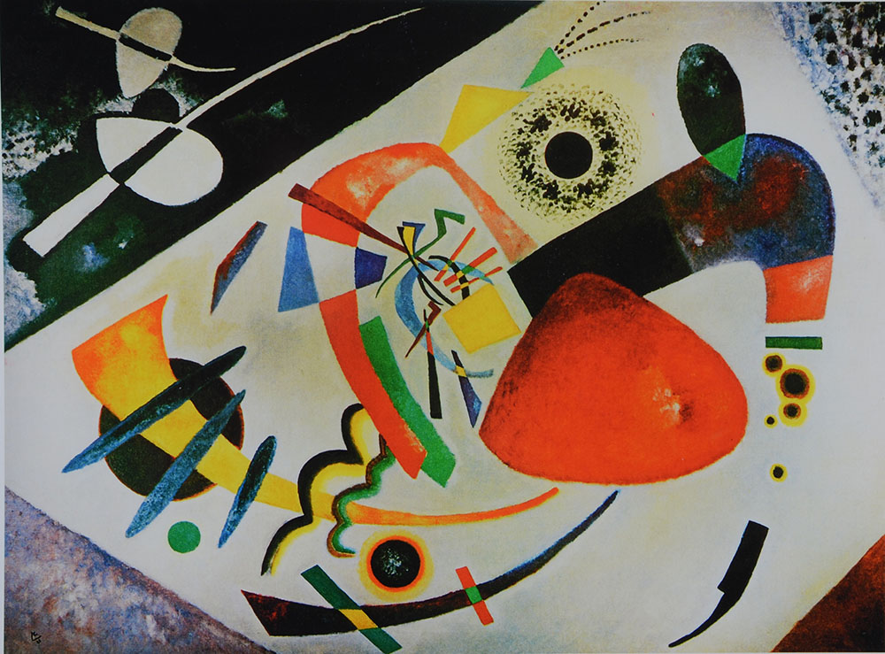 WASSILY KANDINSKY - Red Sport II - Giclee - 22/375 - 38 x 50 - Com... - foto 1 de 2