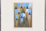 Alfredo Volpi (1896-1988), Bandeirinhas - Gravura 88/100.