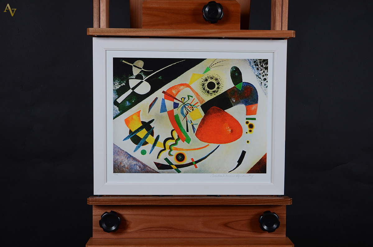 WASSILY KANDINSKY - Red Sport II - Giclee - 22/375 - 38 x 50 - Com... - foto 2 de 2