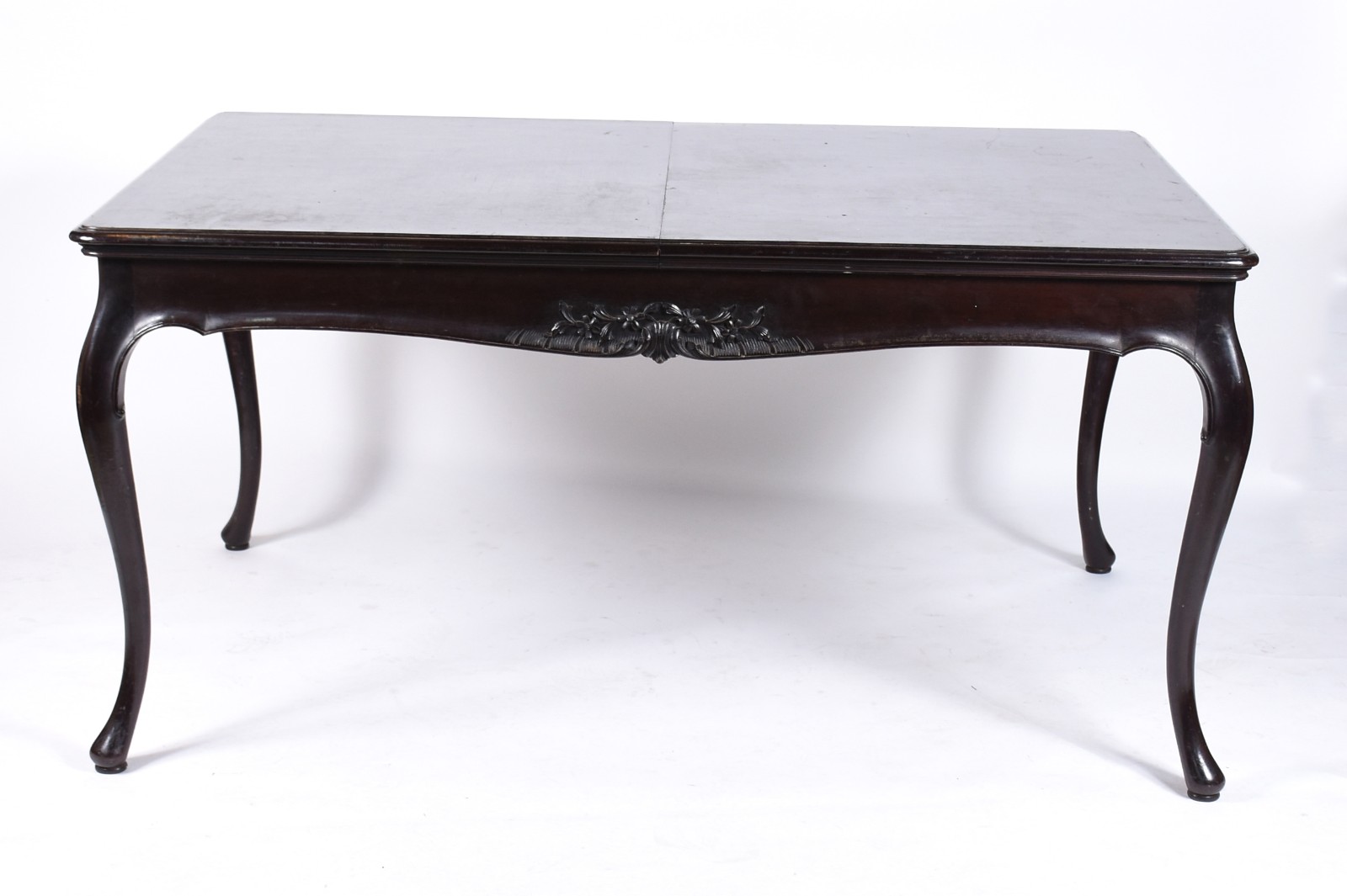 Mesa de jantar de madeira nobre, duas tábuas extensoras de 42 cm... - foto 3 de 10