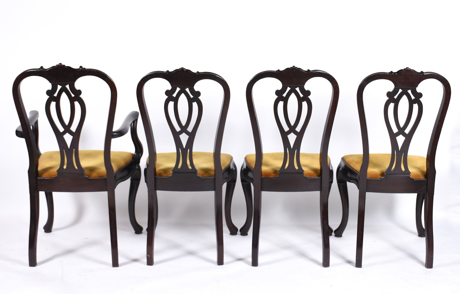 Mesa de jantar de madeira nobre, duas tábuas extensoras de 42 cm... - foto 6 de 10