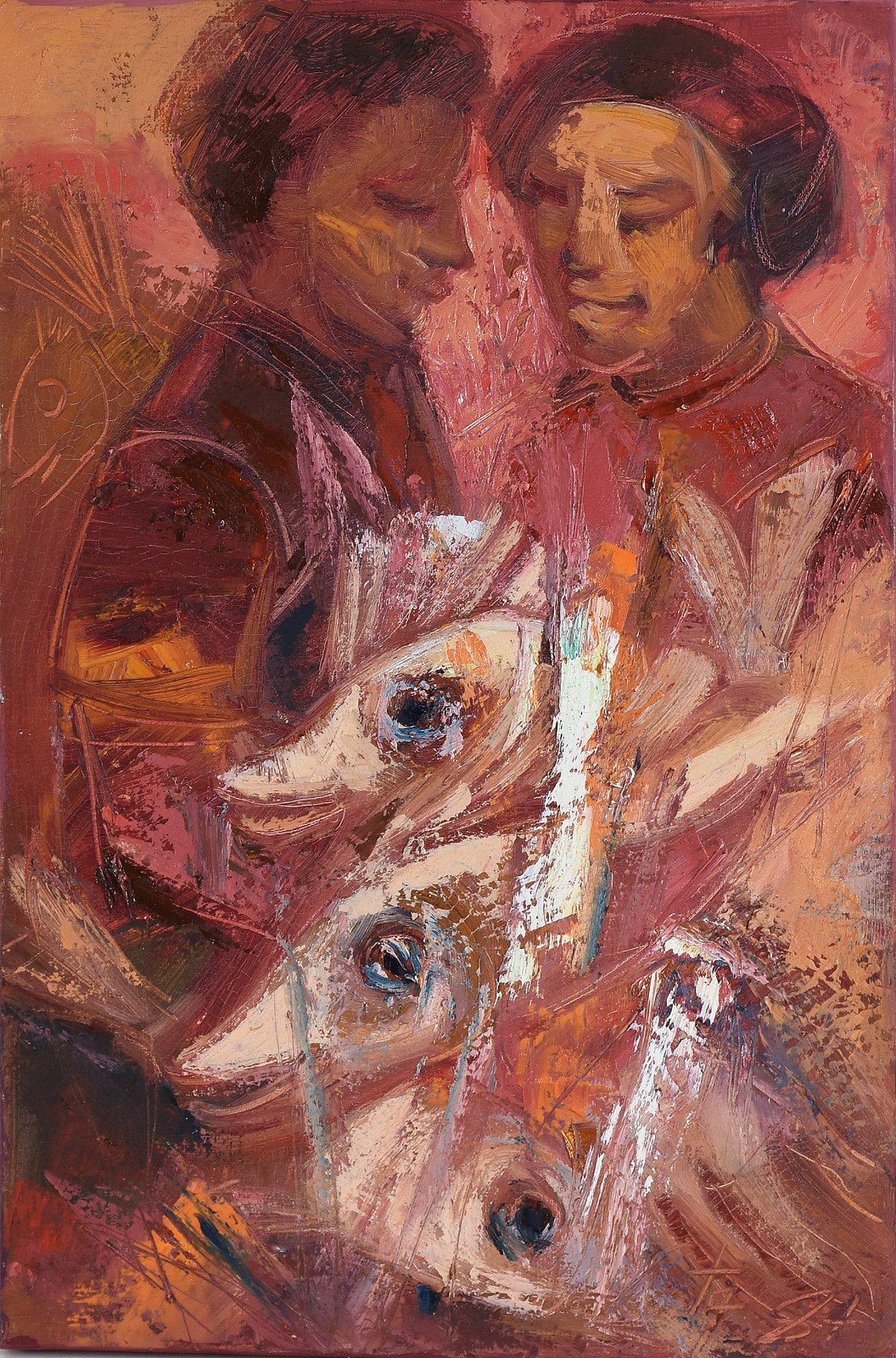 Manoel Costa (1943), Figuras com Peixes - foto 1 de 3