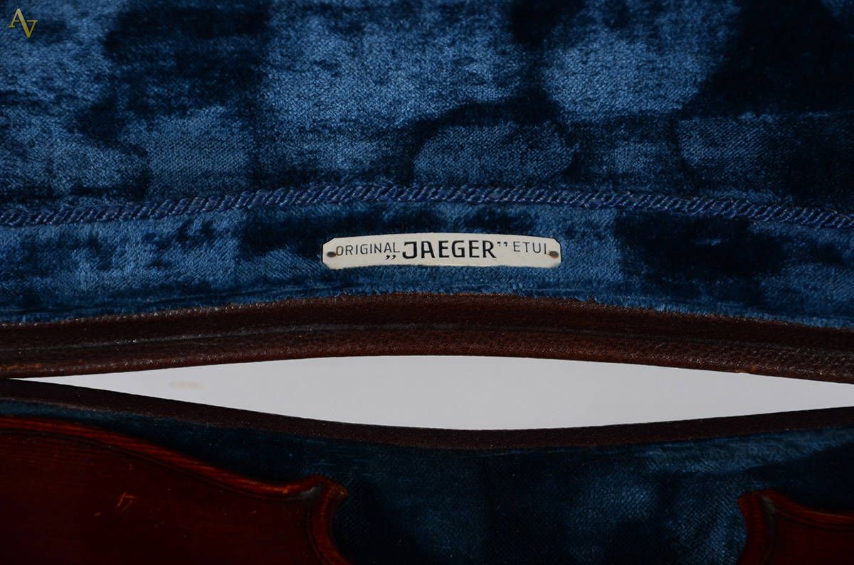 Violino marca "ORIGINAL JAEGER ETUI" - no estojo (madeira com... - foto 3 de 3