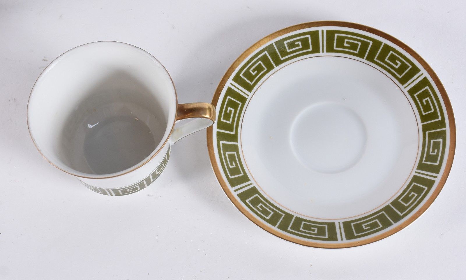 Conjunto para chá de porcelana japonesa "Sango", na cor branca... - foto 3 de 5