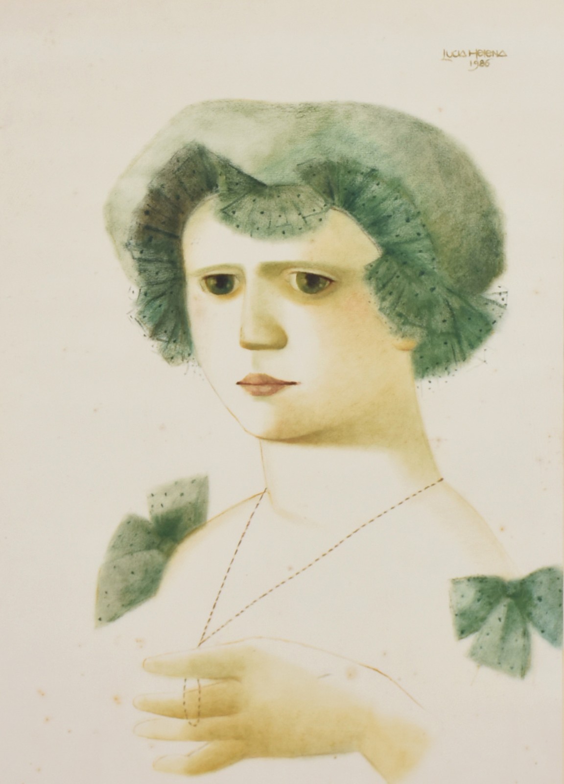 Lucia Helena (1945), Figura com colar - foto 1 de 4