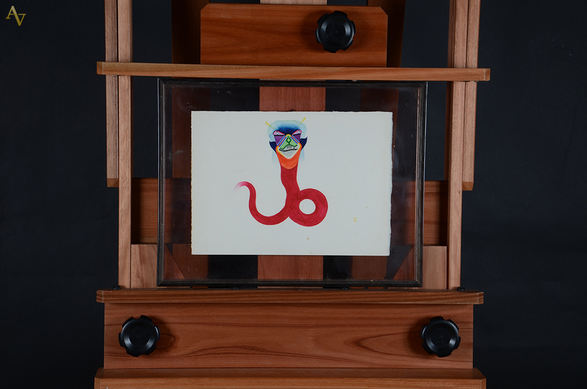 ROBERTO MAGALHÃES - Cobra - Aquarela 25 x 35 - foto 2 de 2