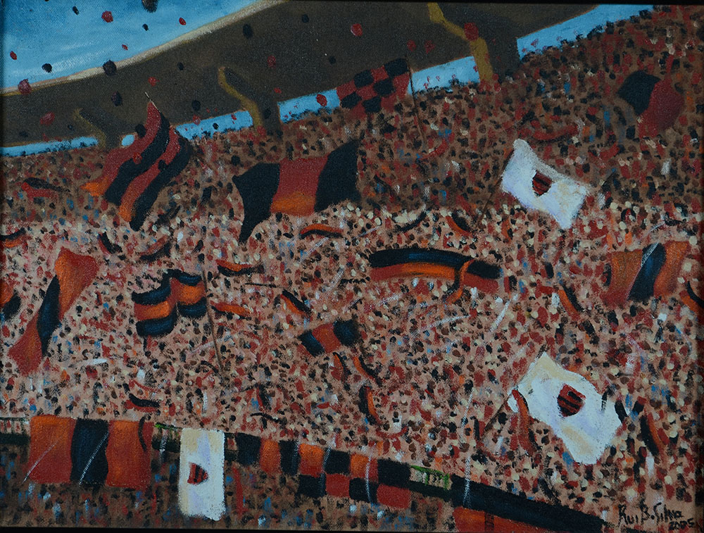 RUI B. SILVA - Galera Rubro Negra - ost - 30 x 40 - foto 1 de 2