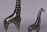 Abraham Palatnik (1928-2020),  - Duas girafas de resina de poliéster.