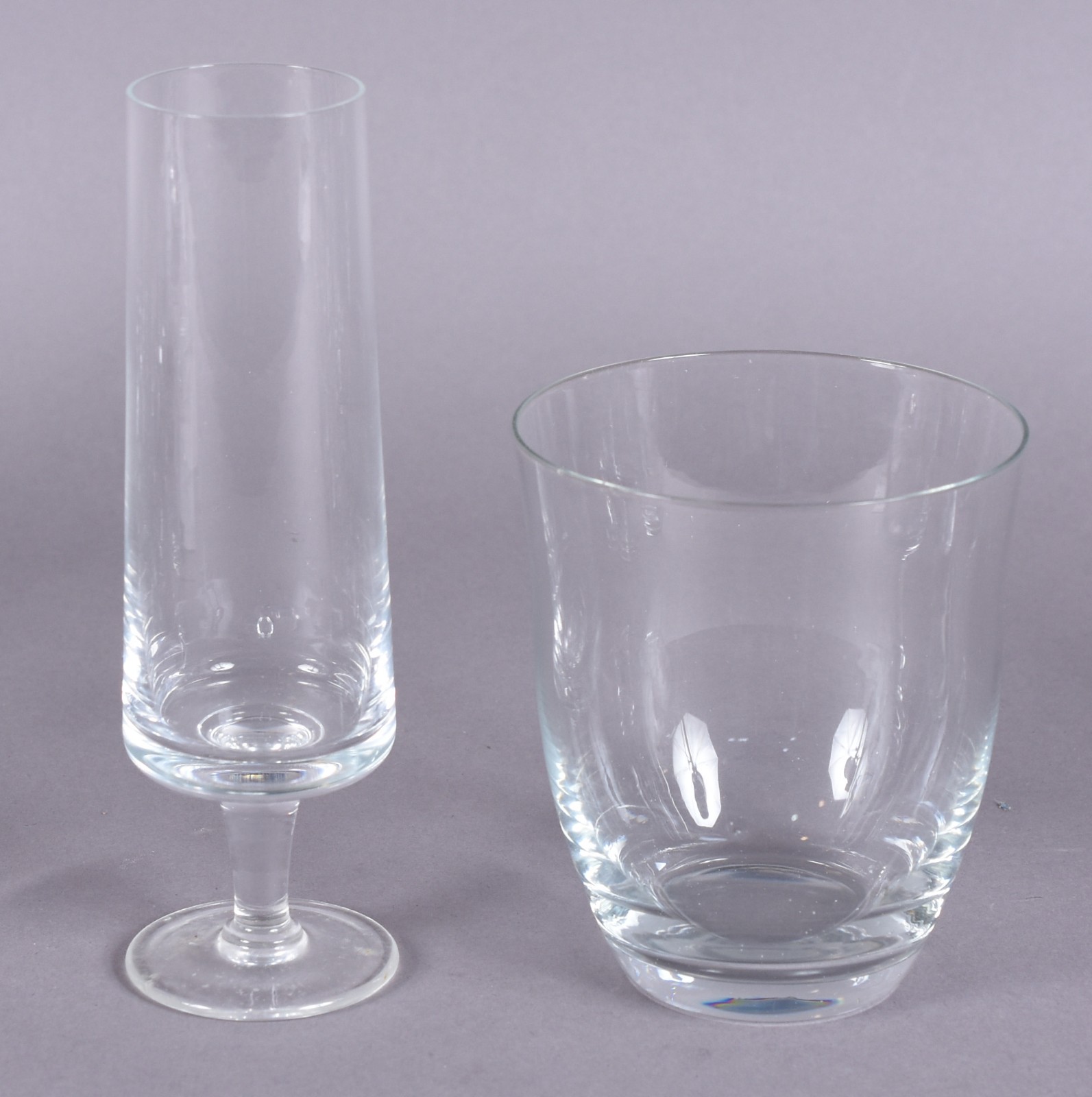 Lote composto de: 11 copos para água de cristal e 6 flutes para... - foto 4 de 4