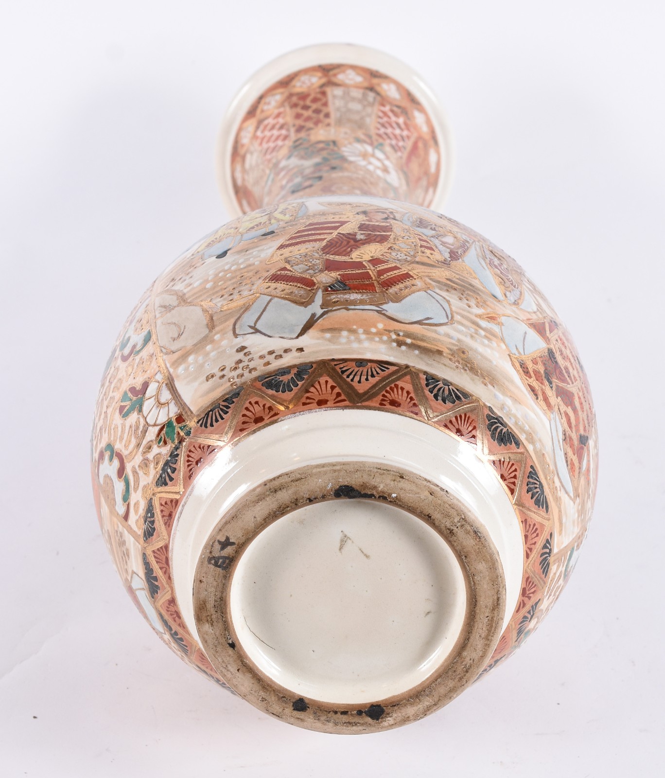 Vaso de porcelana japonesa Satzuma Imperial, ricamente decorado com... - foto 4 de 4