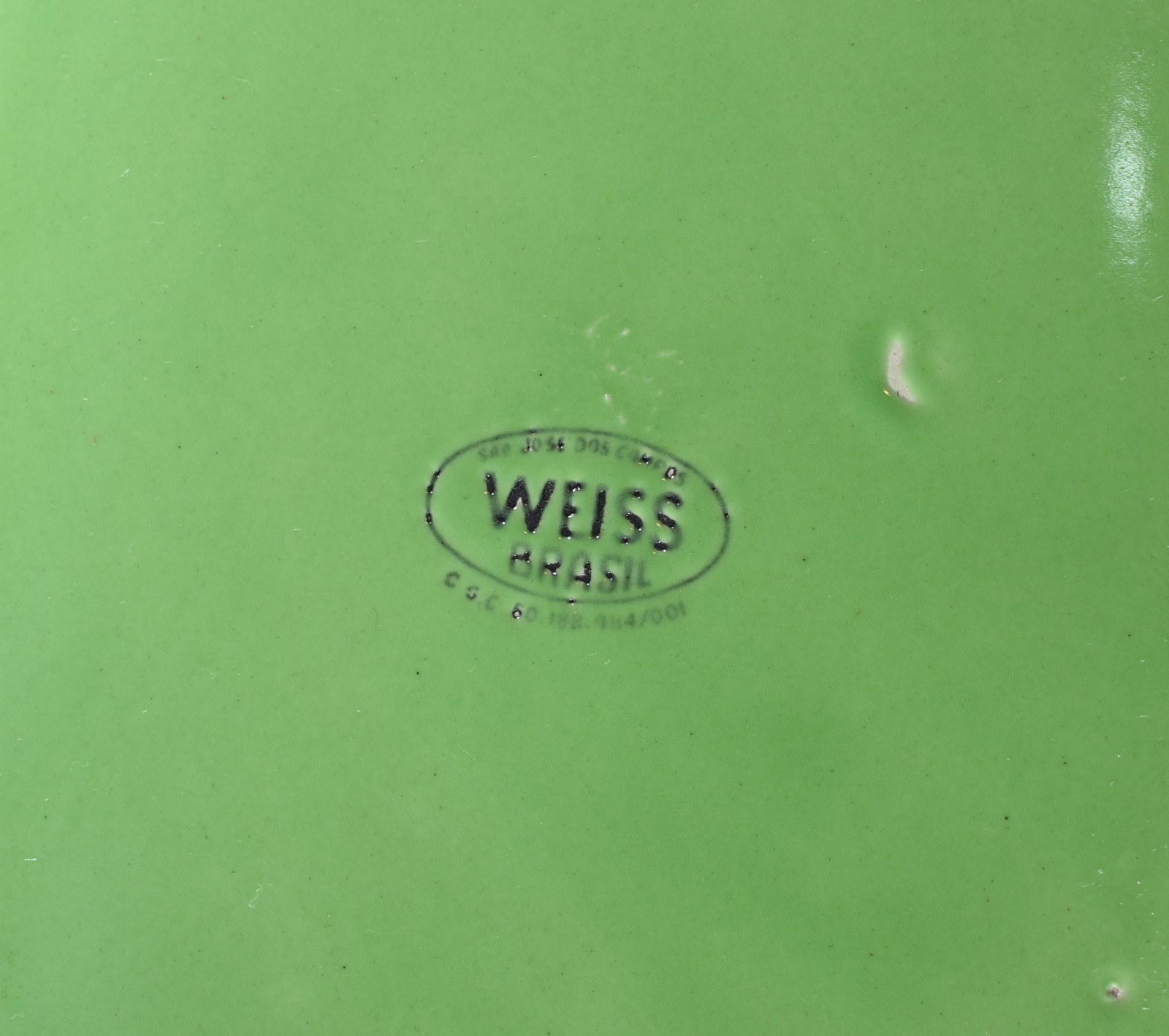 Serviço de cerâmica Weiss feitio folha verde, composto de: 6 pratos... - foto 3 de 3