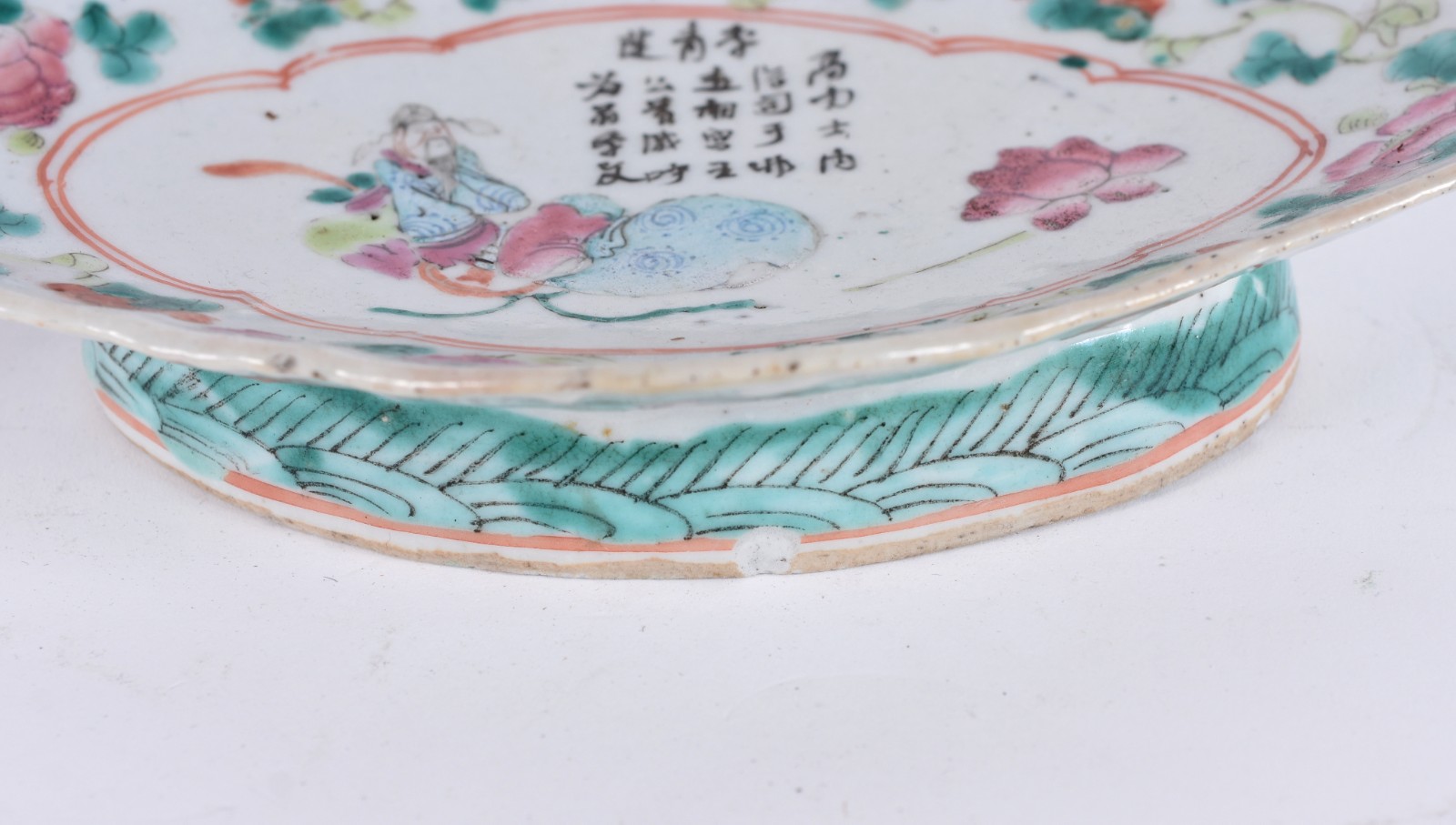 Par de covilhetes de porcelana chinesa (bicados na borda). - foto 3 de 5