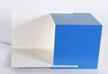 Haroldo Barroso (1935-1989),  - Múltiplo - luminária azul, assinada, tiragem de 100, sendo 25 amarelas, 25 pretas, 25 azuis e 25 vermelhas.