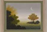 Roberto Feitosa (1943), Paisagem Verde - Óleo sobre eucatex. Datado 1982. Selo da Galeria de Arte Ipanema no verso.