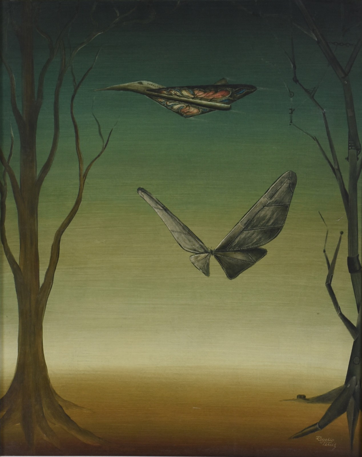 Rogério Teruz (1938), Árvores e borboleta - foto 1 de 4