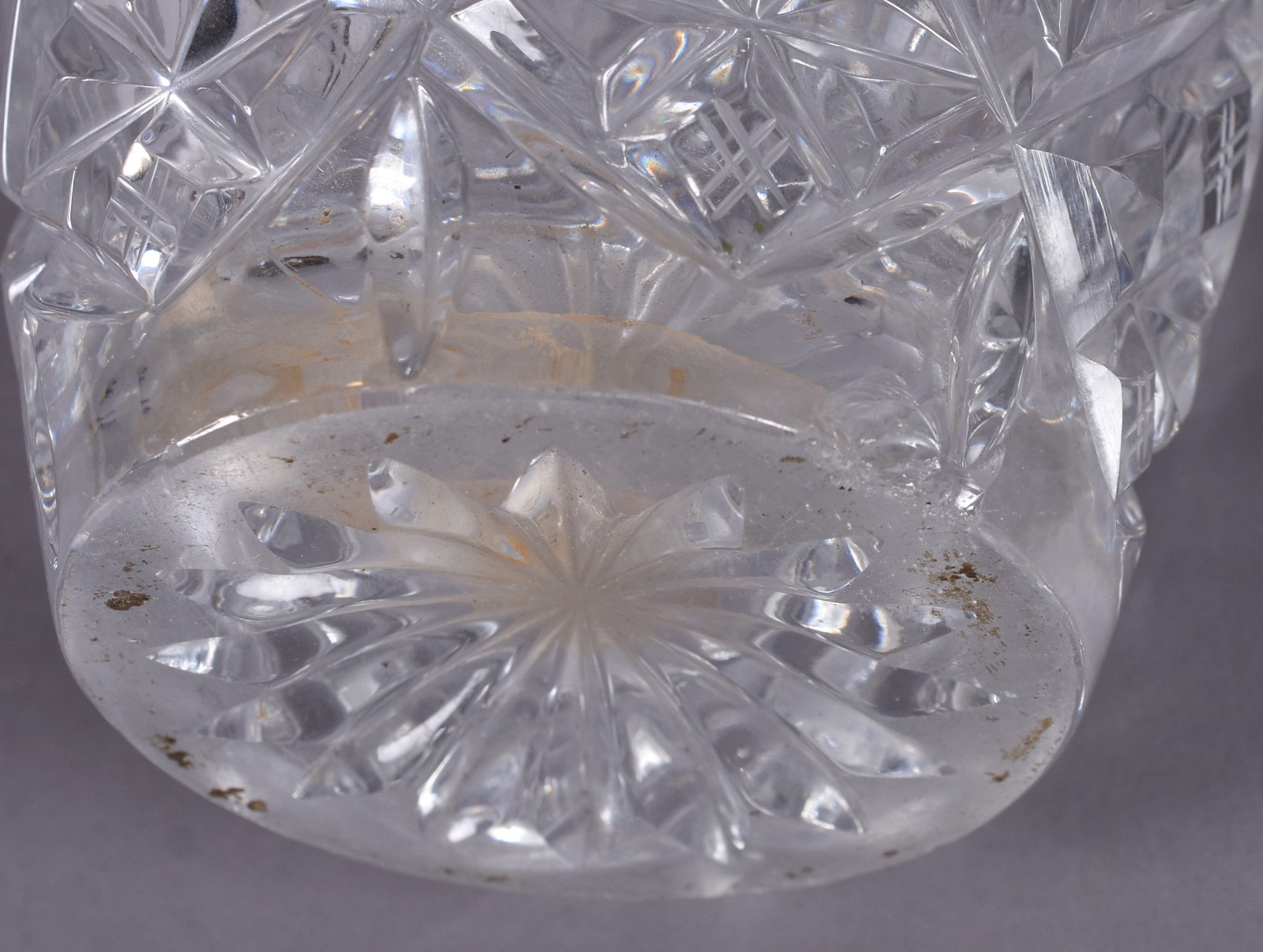 Dois vasos de cristal lapidado. - foto 4 de 4