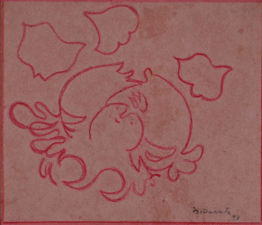 MILTON DACOSTA - Vênus - desenho - 12 X 14 (1993) - foto 1 de 2