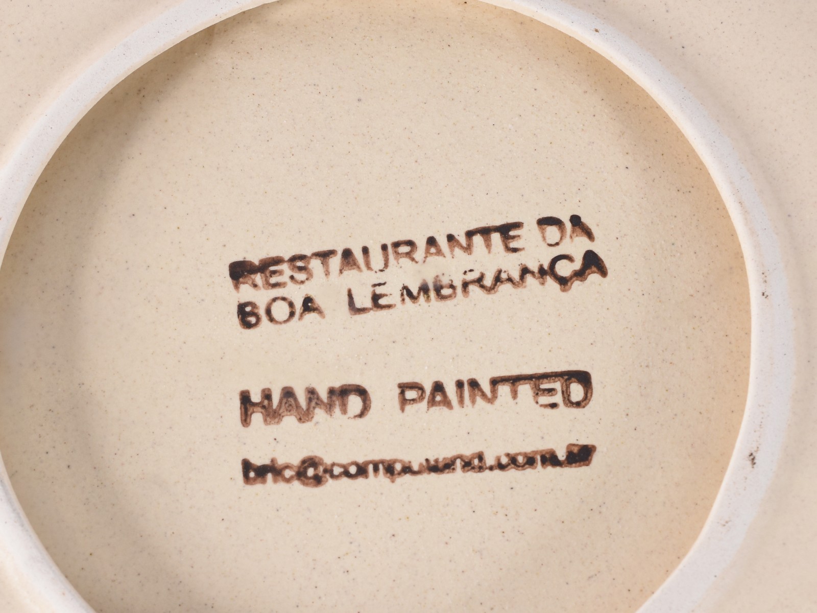 Quatro pratos de cerâmica de "Restaurantes da Boa Lembrança". - foto 4 de 4