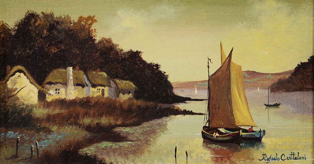 RAFAELO CASTELANI - Aldeia de pescadores - ost - 14 x 26 - foto 1 de 2
