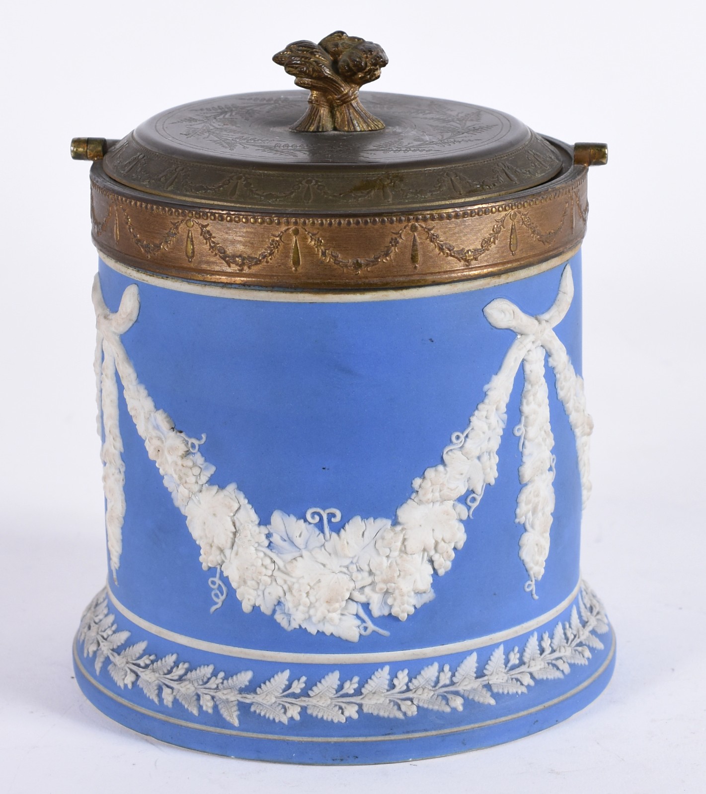 Bomboniere Wedgwood na cor azul com metal. - foto 1 de 6