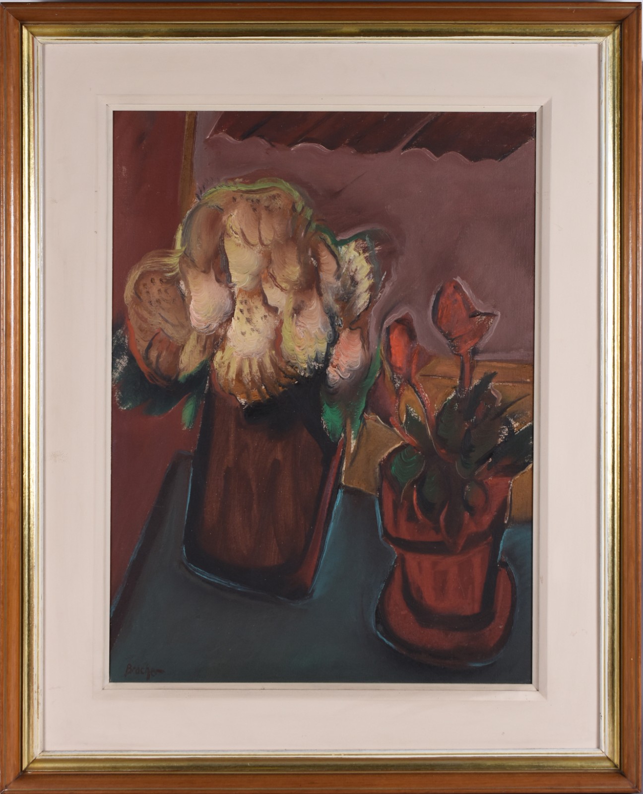 Carlos Bracher (1940), Jarra de Ferro e Vaso de Flores - foto 2 de 4