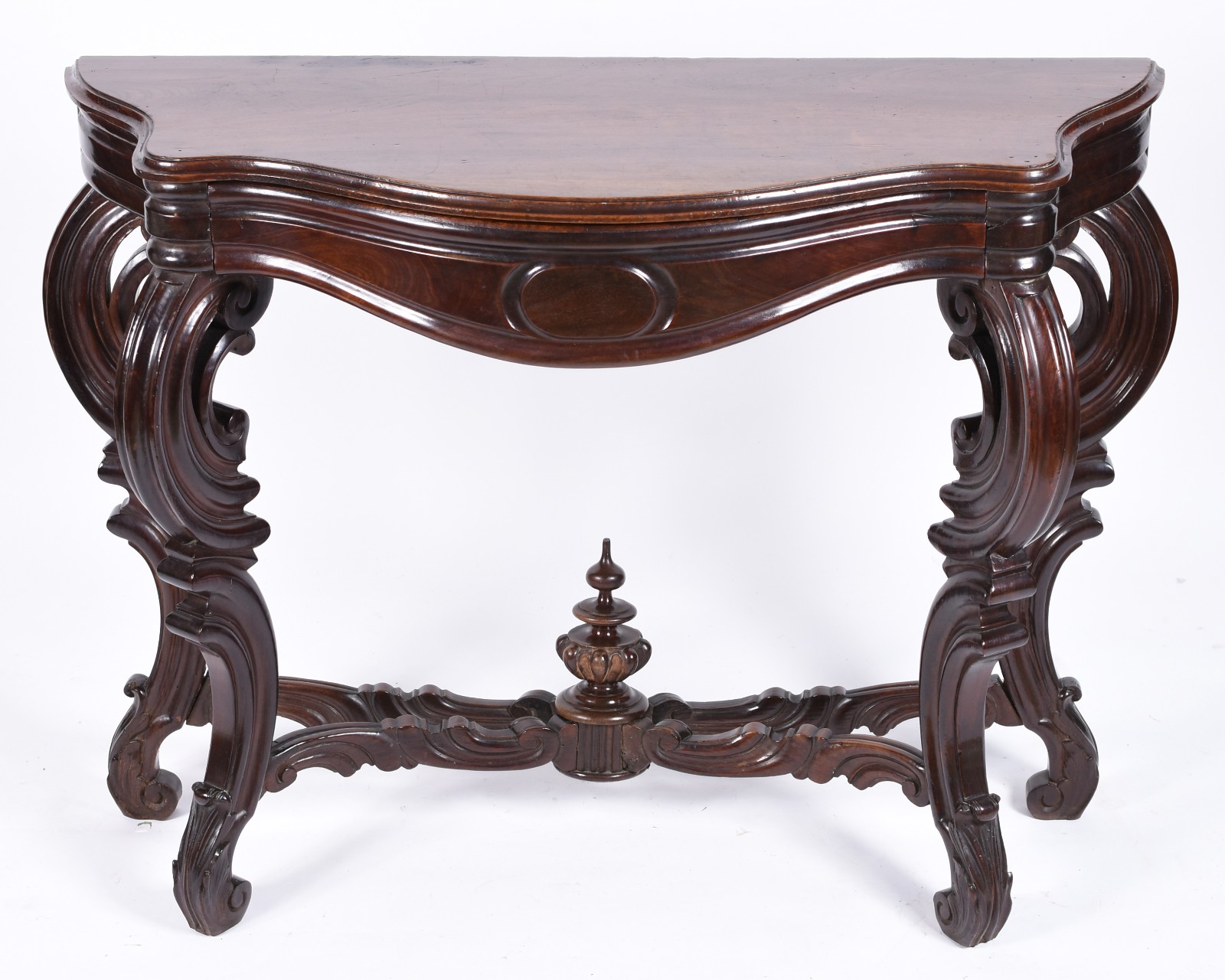 Console de madeira nobre estilo Beranger, Pernambuco, século XIX... - foto 1 de 8