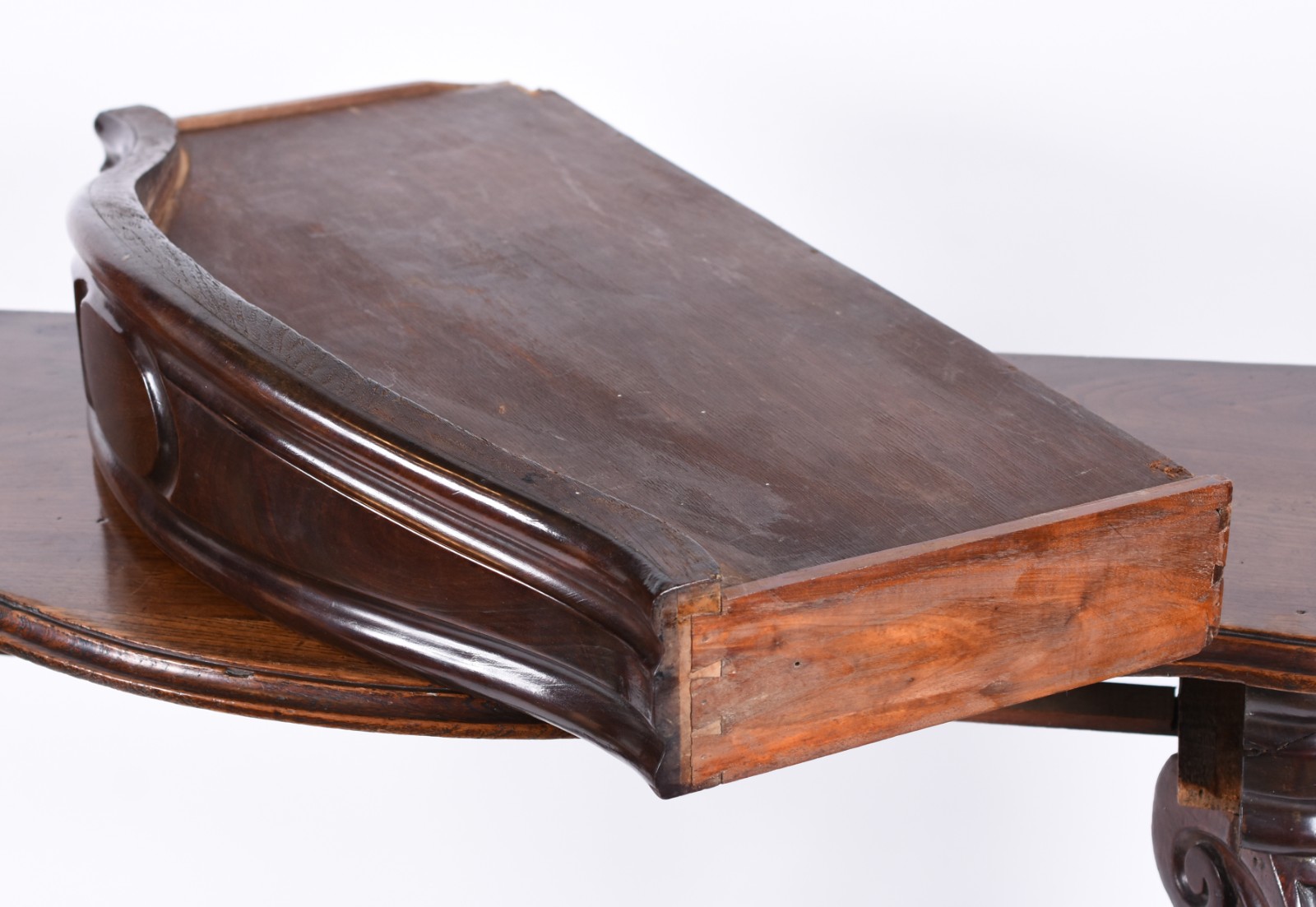 Console de madeira nobre estilo Beranger, Pernambuco, século XIX... - foto 4 de 8