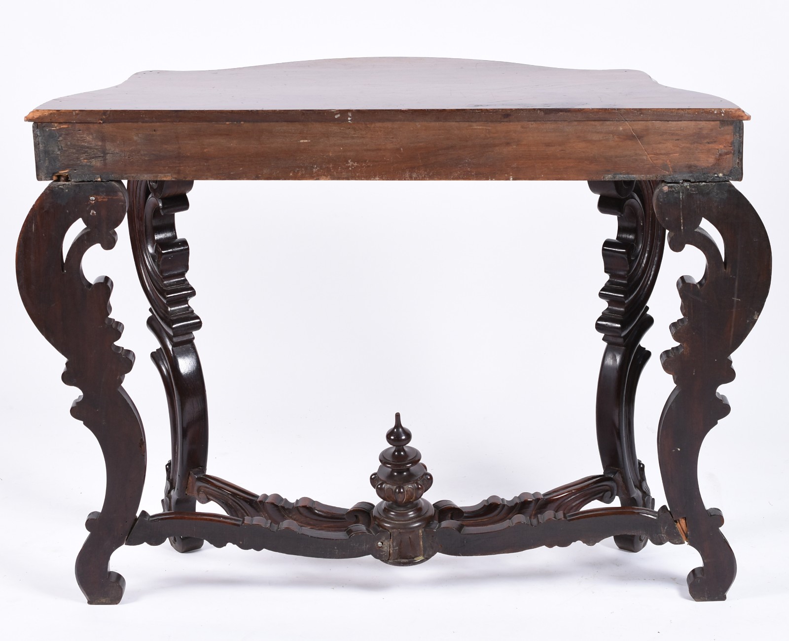 Console de madeira nobre estilo Beranger, Pernambuco, século XIX... - foto 6 de 8