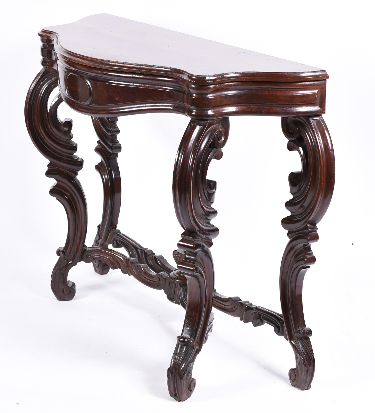 Console de madeira nobre estilo Beranger, Pernambuco, século XIX... - foto 2 de 9