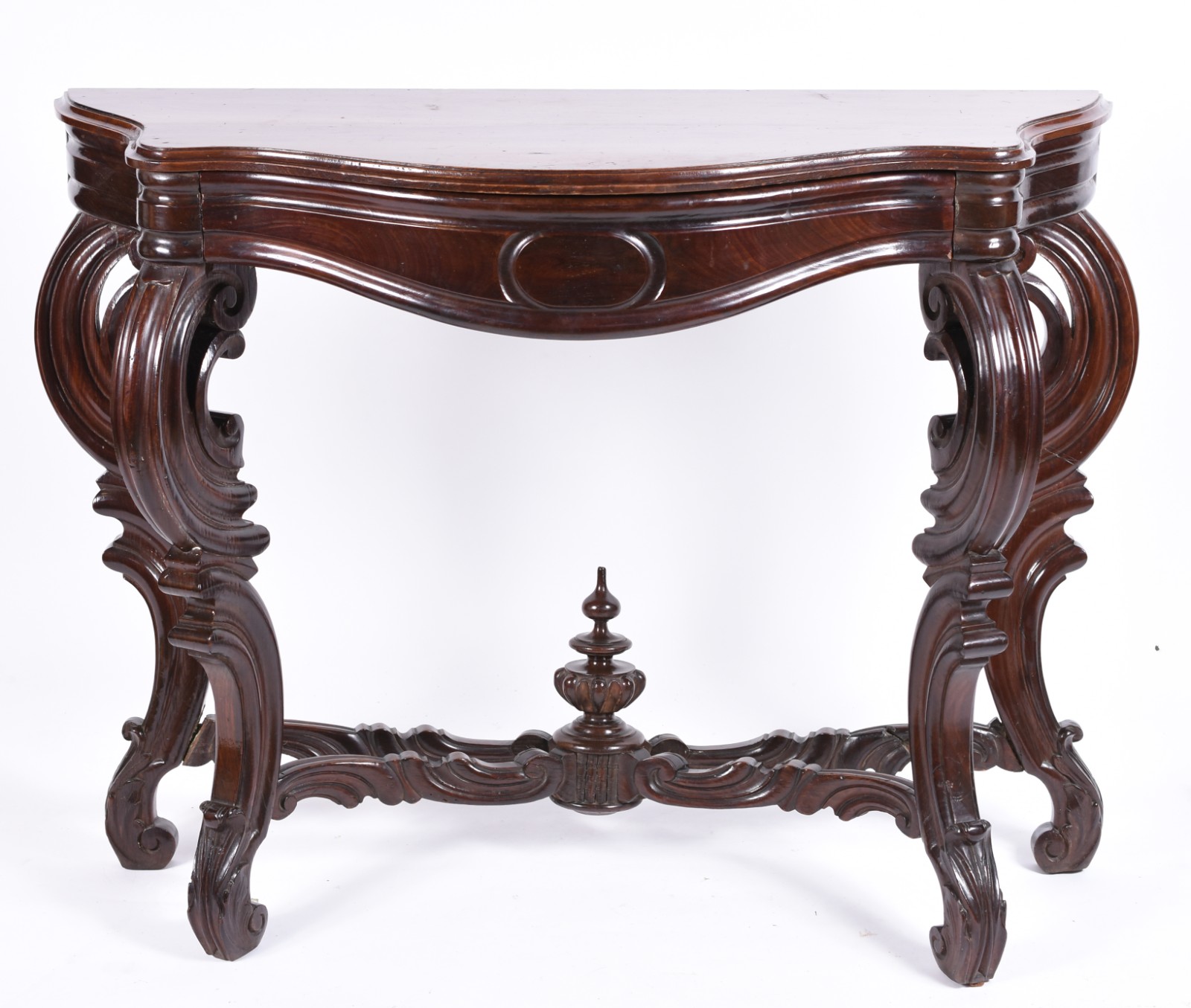 Console de madeira nobre estilo Beranger, Pernambuco, século XIX... - foto 1 de 9