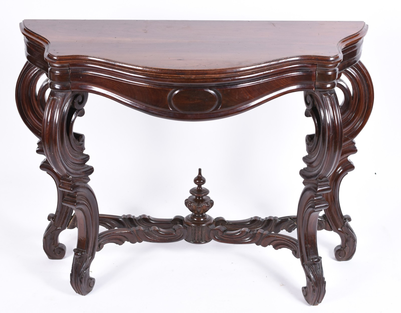 Console de madeira nobre estilo Beranger, Pernambuco, século XIX... - foto 3 de 9