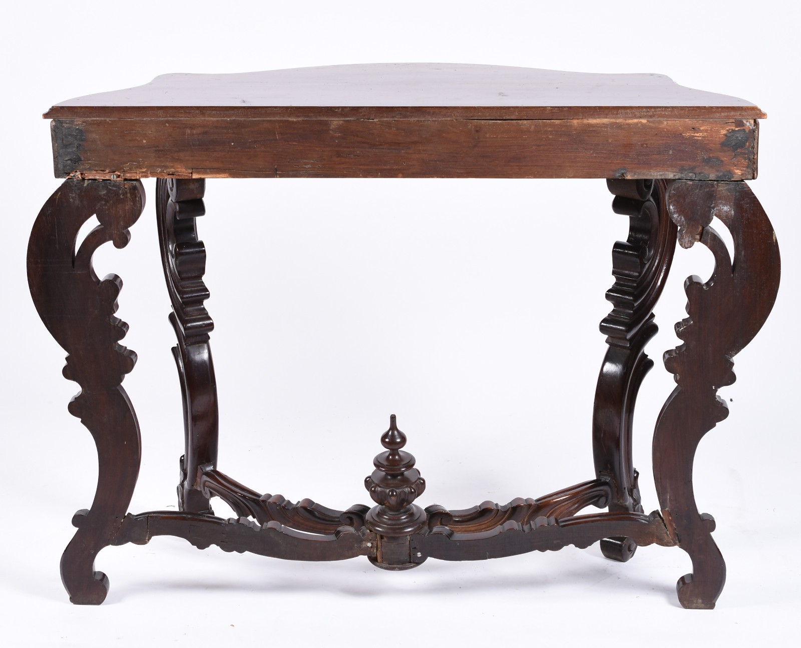 Console de madeira nobre estilo Beranger, Pernambuco, século XIX... - foto 7 de 9