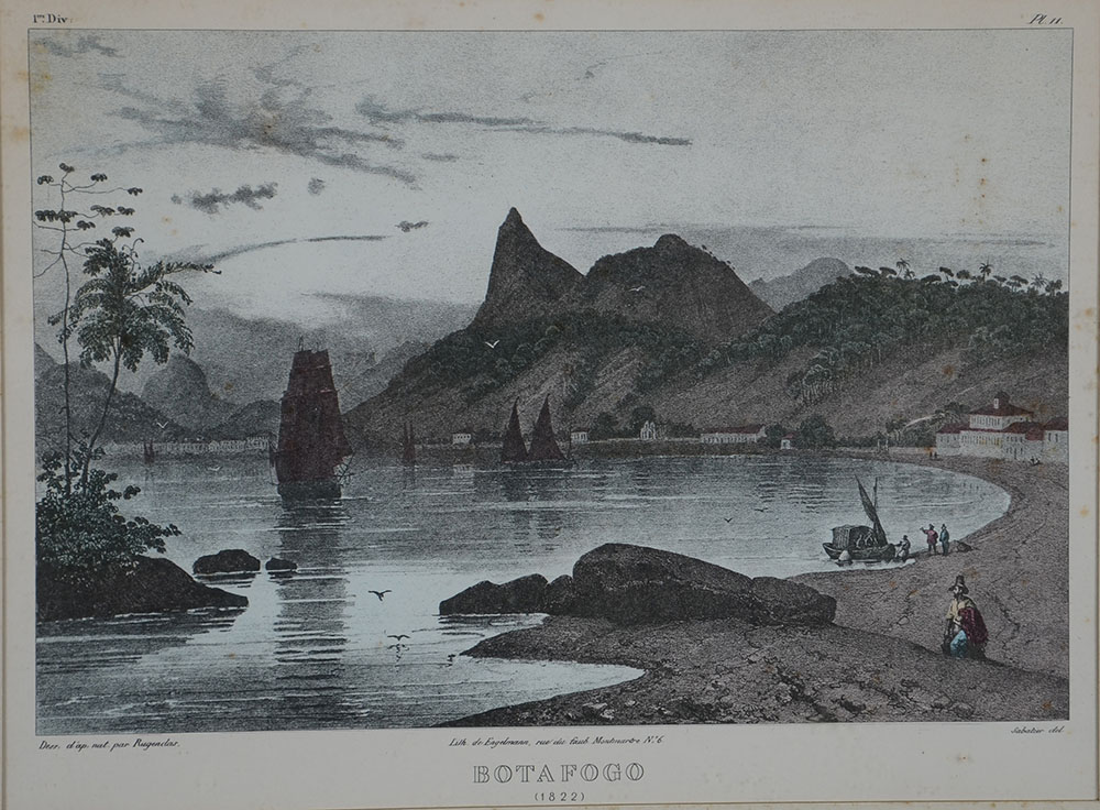 Quatro gravuras do Rio Antigo, med.molduras 47 x 53 cm. (algumas com... - foto 4 de 4