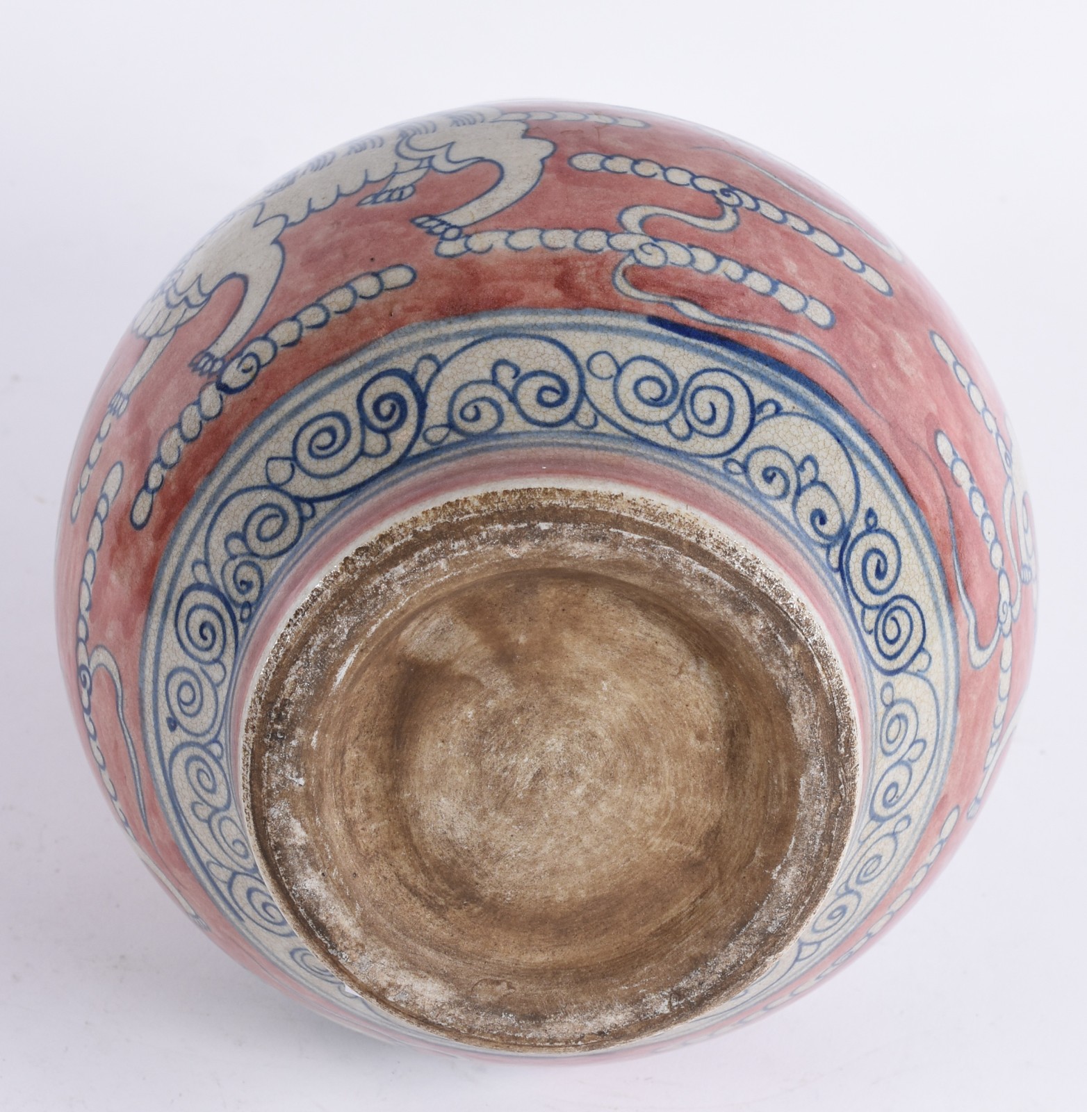 Vaso em porcelana chinesa, formato "Double Gourd", decorado em... - foto 4 de 4