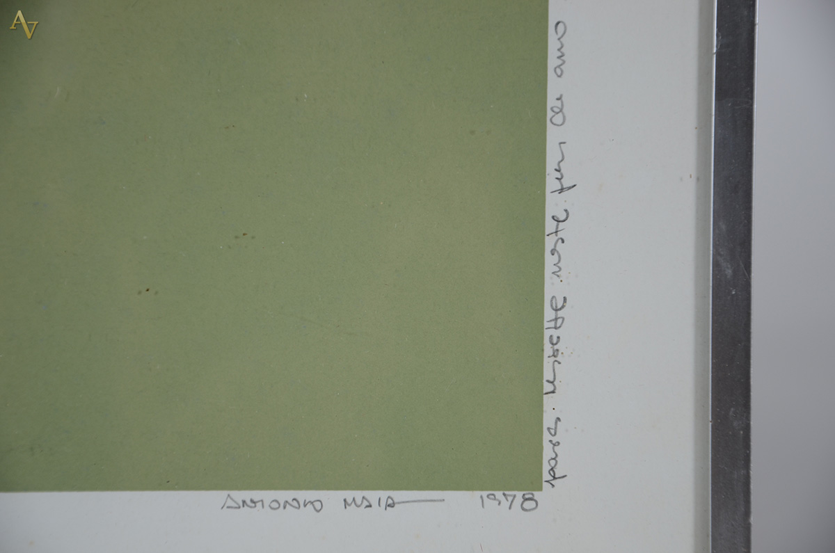 ANTONIO MAIA - Sem título - serigrafia - 65 x 46 - foto 4 de 4