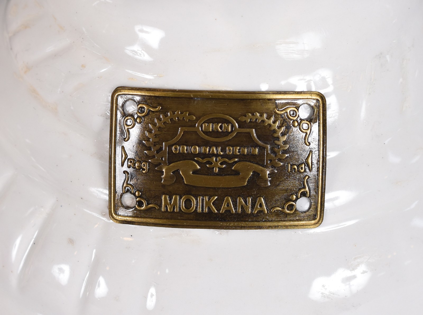 Par de cabeças de cavalo em faiança branca "Moikana". Pequenos... - foto 3 de 8