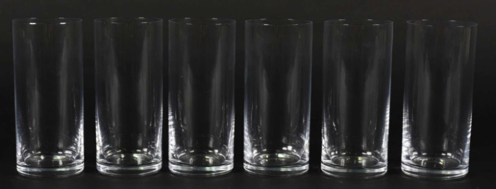 Seis copos de cristal da bohemia para long drink 350 ml. - foto 1 de 2