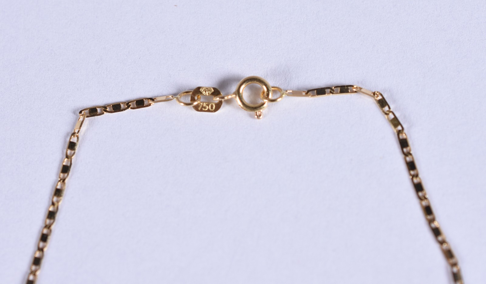 Pulseira de criança de ouro 18k com placa para gravar nome (Por... - foto 3 de 3