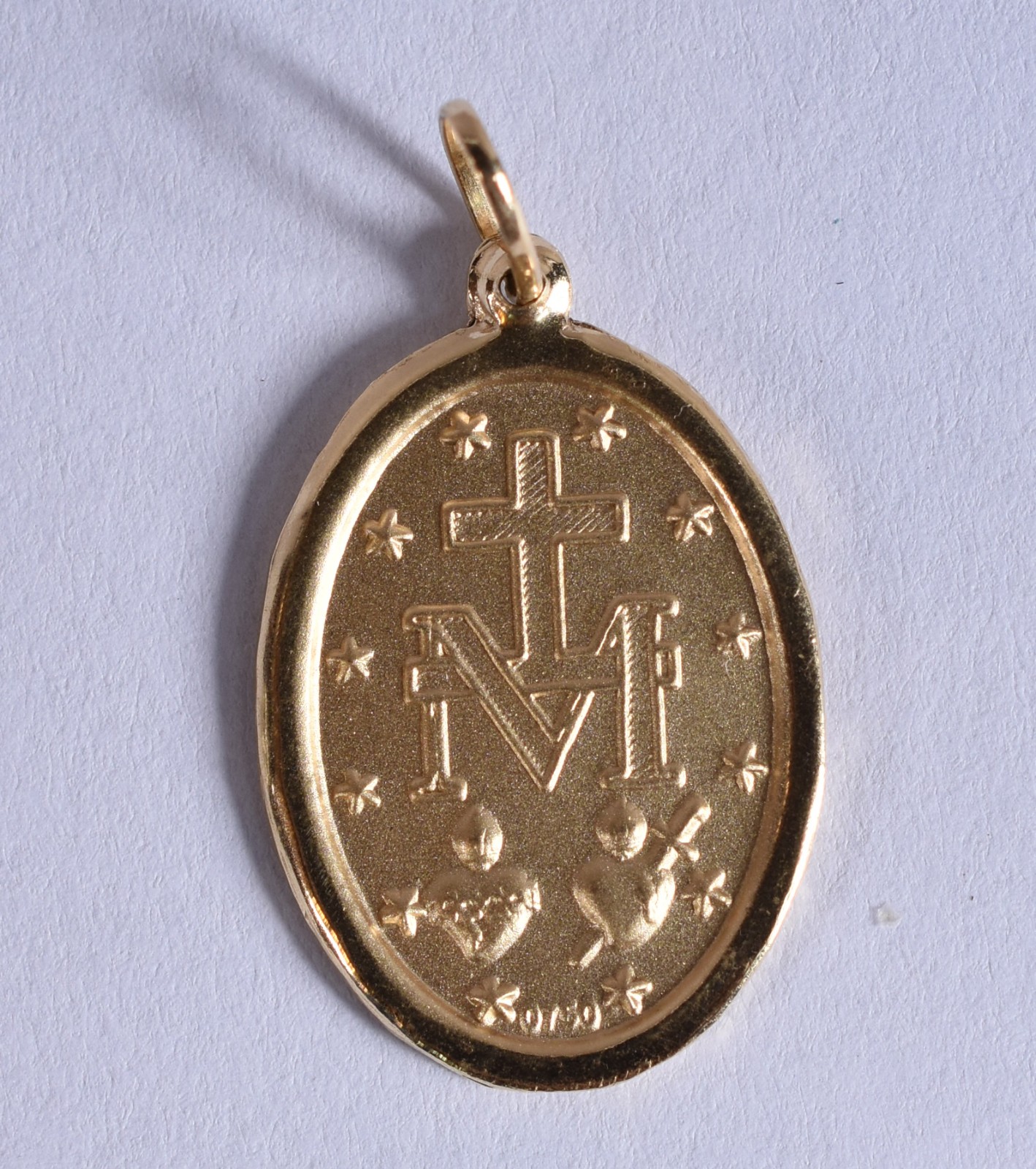 Pingente de ouro 18 k com imagem de Cristo (Por motivos de segurança... - foto 2 de 4