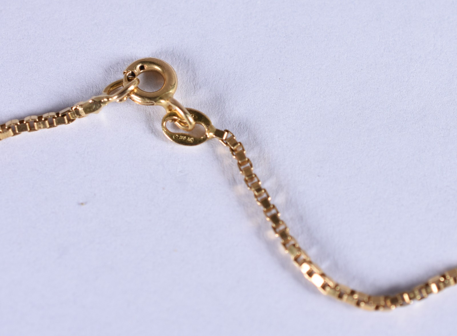 Colar de ouro 18k com pingente com pedras de topázio azul (Por... - foto 5 de 6